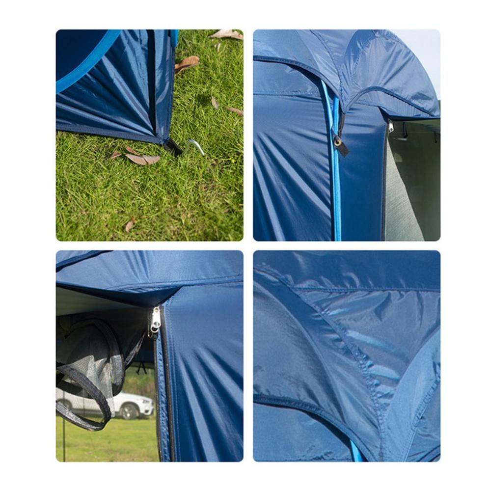Multifunktionale Auto-Heckmarkise für Familien-Outdoor-Aktivitäten | Pop-Up SUV-Zelt für 3–4 Personen | Wasserdicht & winddicht | Selbstfahrende Touren | Ideal für Camping & Reisen