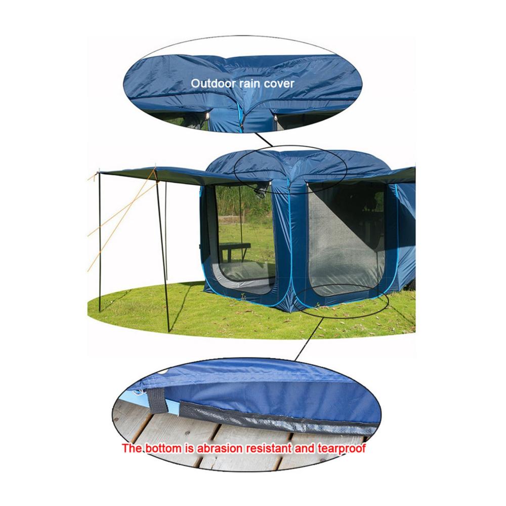 Multifunktionale Auto-Heckmarkise für Familien-Outdoor-Aktivitäten | Pop-Up SUV-Zelt für 3–4 Personen | Wasserdicht & winddicht | Selbstfahrende Touren | Ideal für Camping & Reisen