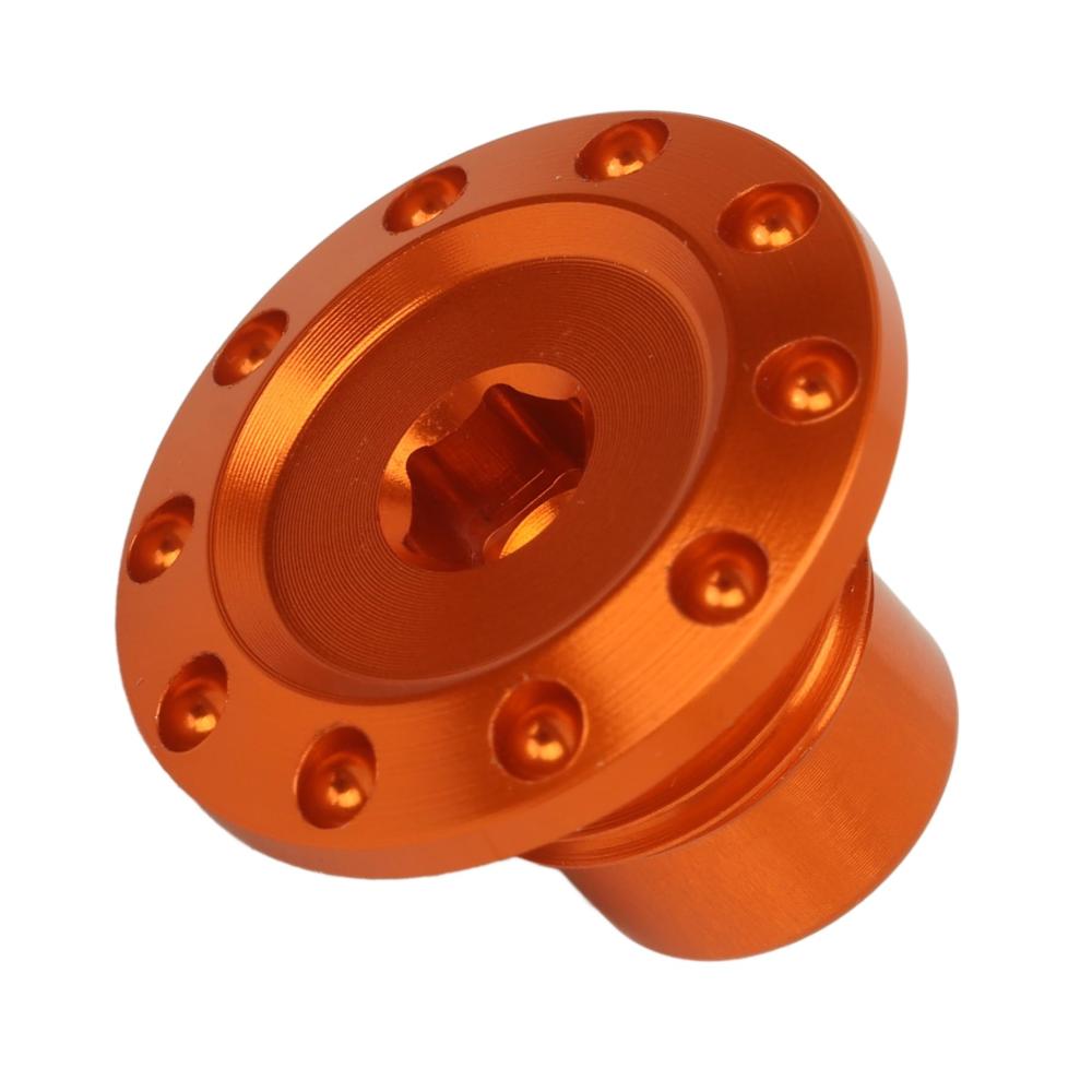 Hochwertiger Öleinfülldeckel aus Aluminiumlegierung für RC390 390 250 200 125 Motorräder (ORANGE) – Leichtes Design präzise Passform und langlebige Konstruktion für optimale Leistung. Schützen Sie Ihren Motor mit Stil