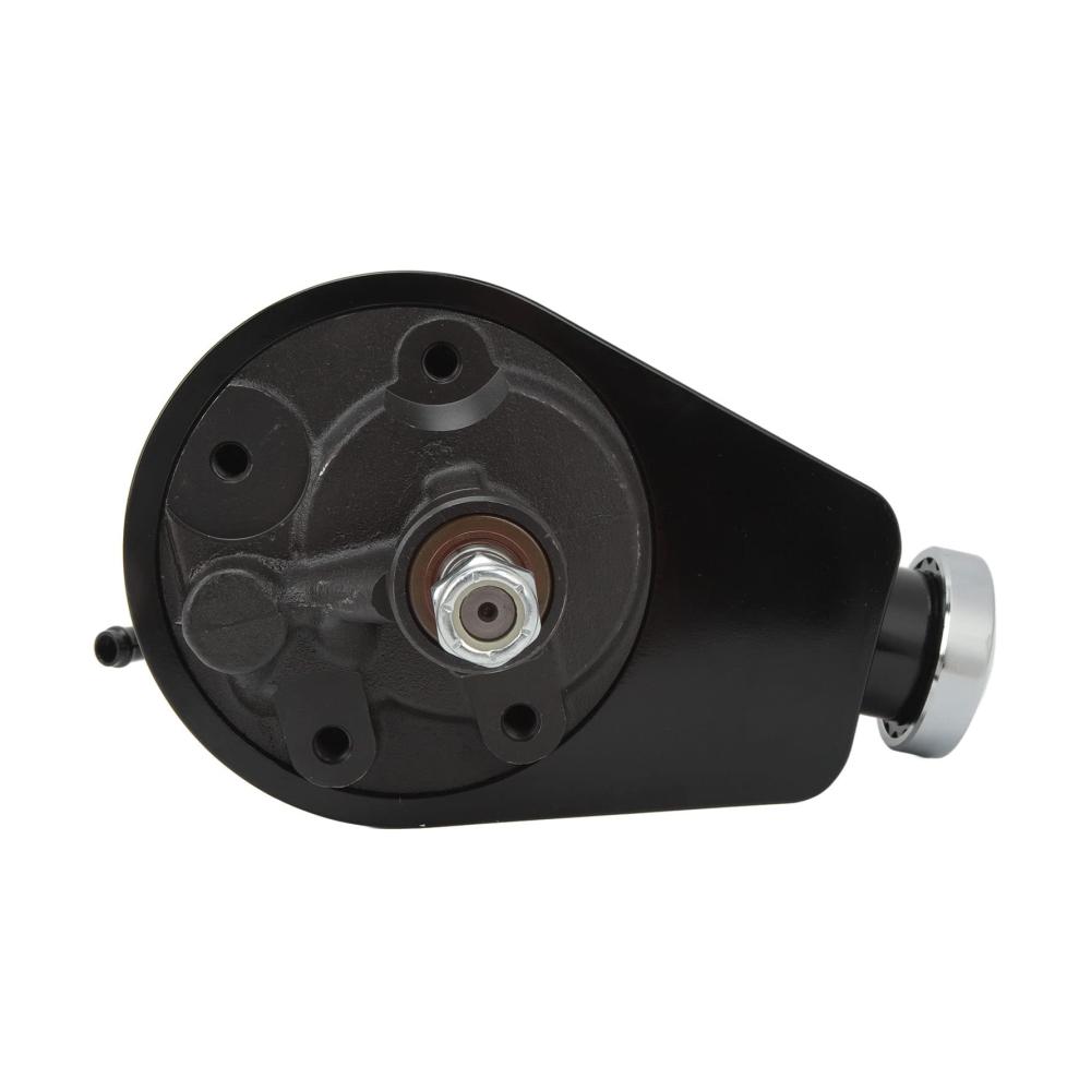Hochwertige Servolenkungspumpe für SBC Street Rods | Passend für Saginaw-Pumpen mit 5/8 Keilwelle | Kompatibel mit den meisten Autos von 1965 bis 1979 | Zuverlässige Servopumpen (Schwarz