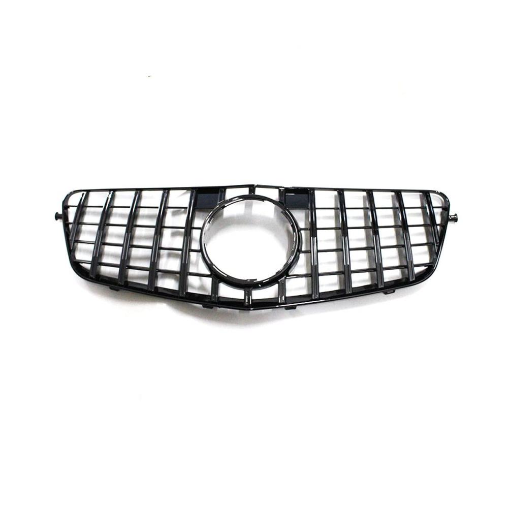 Front- & Kühlergrille | GT Style Grill für Mercedes-Benz E-Klasse W212 E200 E300 E350 E500 E550 | Schwarz Glänzend | Perfekte Passform | Verbessertes Styling | 2010–2013