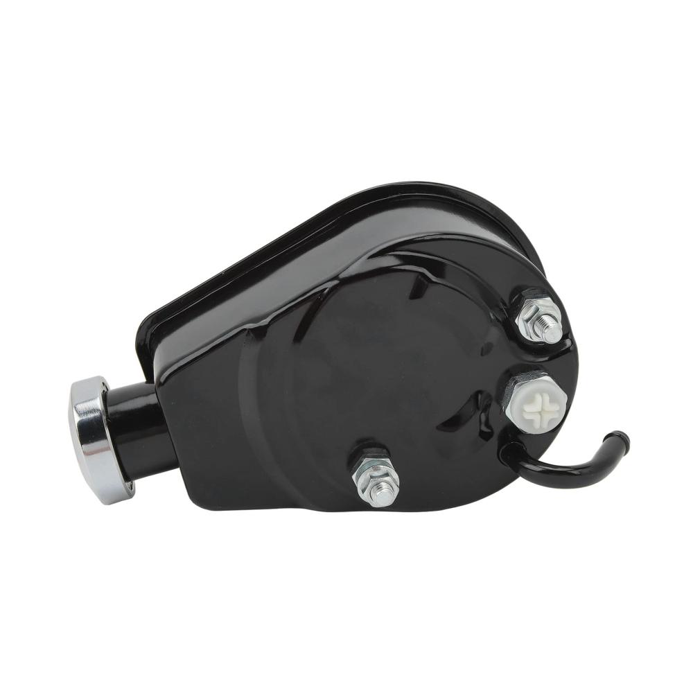 Hochwertige Servolenkungspumpe für SBC Street Rods | Passend für Saginaw-Pumpen mit 5/8 Keilwelle | Kompatibel mit den meisten Autos von 1965 bis 1979 | Zuverlässige Servopumpen (Schwarz