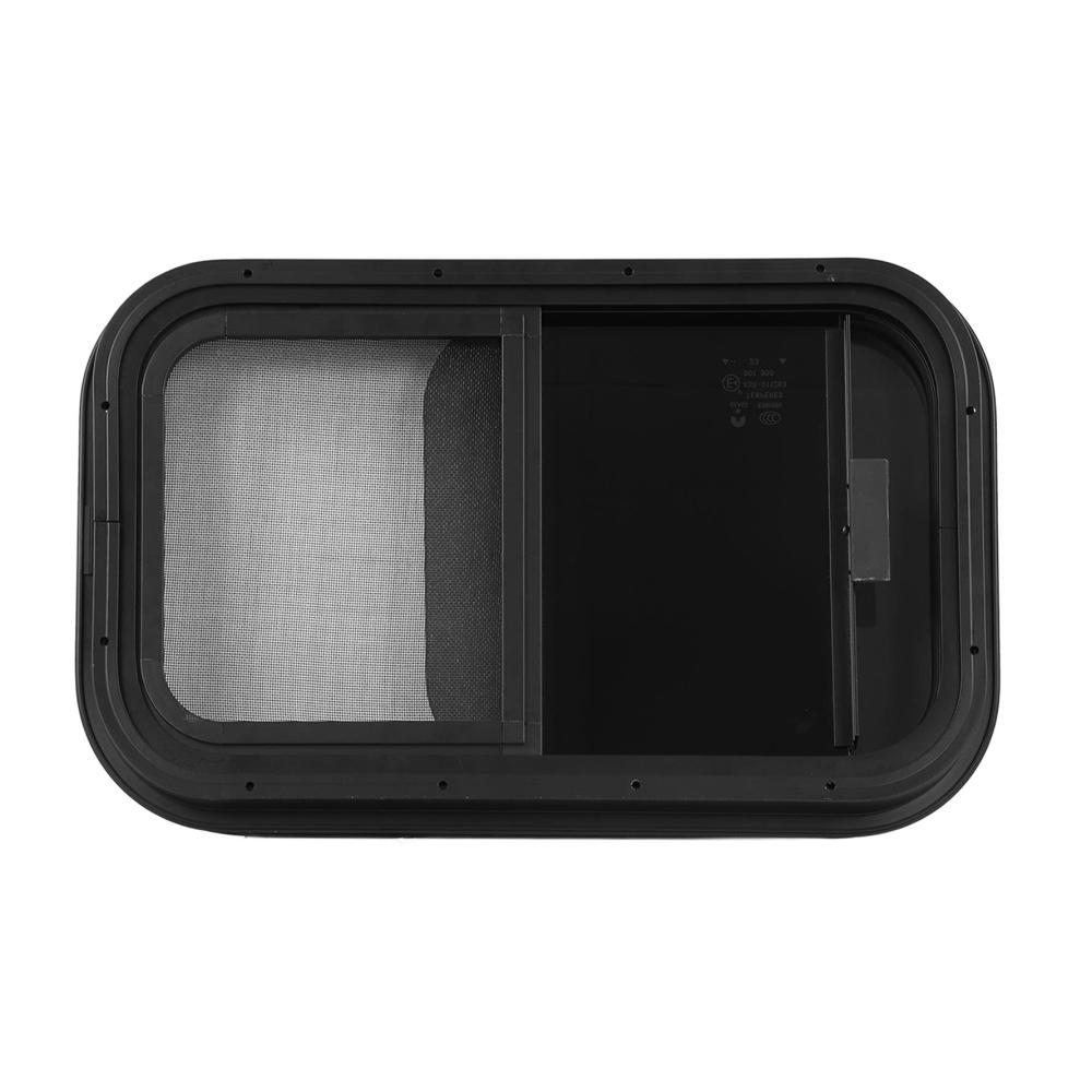 Erstklassiges Wohnmobil-Push-Pull-Fenster mit abgerundeten Ecken | Wasserdicht & versiegelt | Glatt & poliert | Ideal für Wohnmobil-Technikfahrzeuge | Langlebiges Fensterdesign