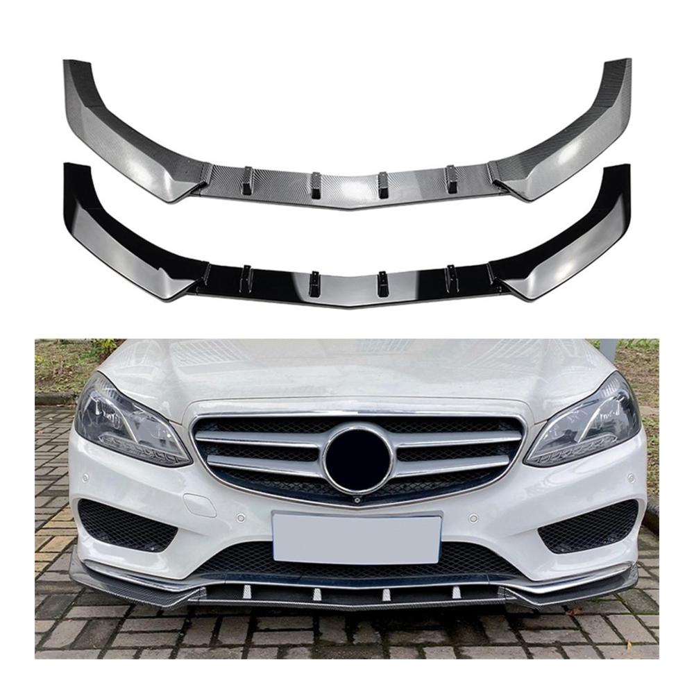 Verbessern Sie das Aussehen Ihres Mercedes Benz E250 E350 E400 E550 2013-2015 mit hochwertigem Carbon-Frontspoiler! Stoßstange Splitterlippe für eine sportliche Optik