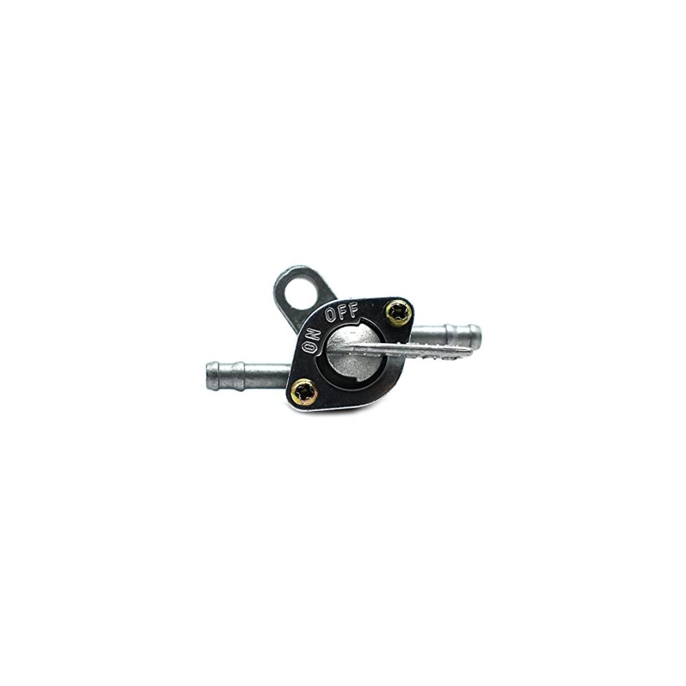Motorrad Benzinhahn Ölschalter Benzinhahn Schalter Universal - 6mm Tank Anschluss - Kraftstofftank für Offroad Karts & Quads - 4 Stück inklusive - Haltbar und vielseitig