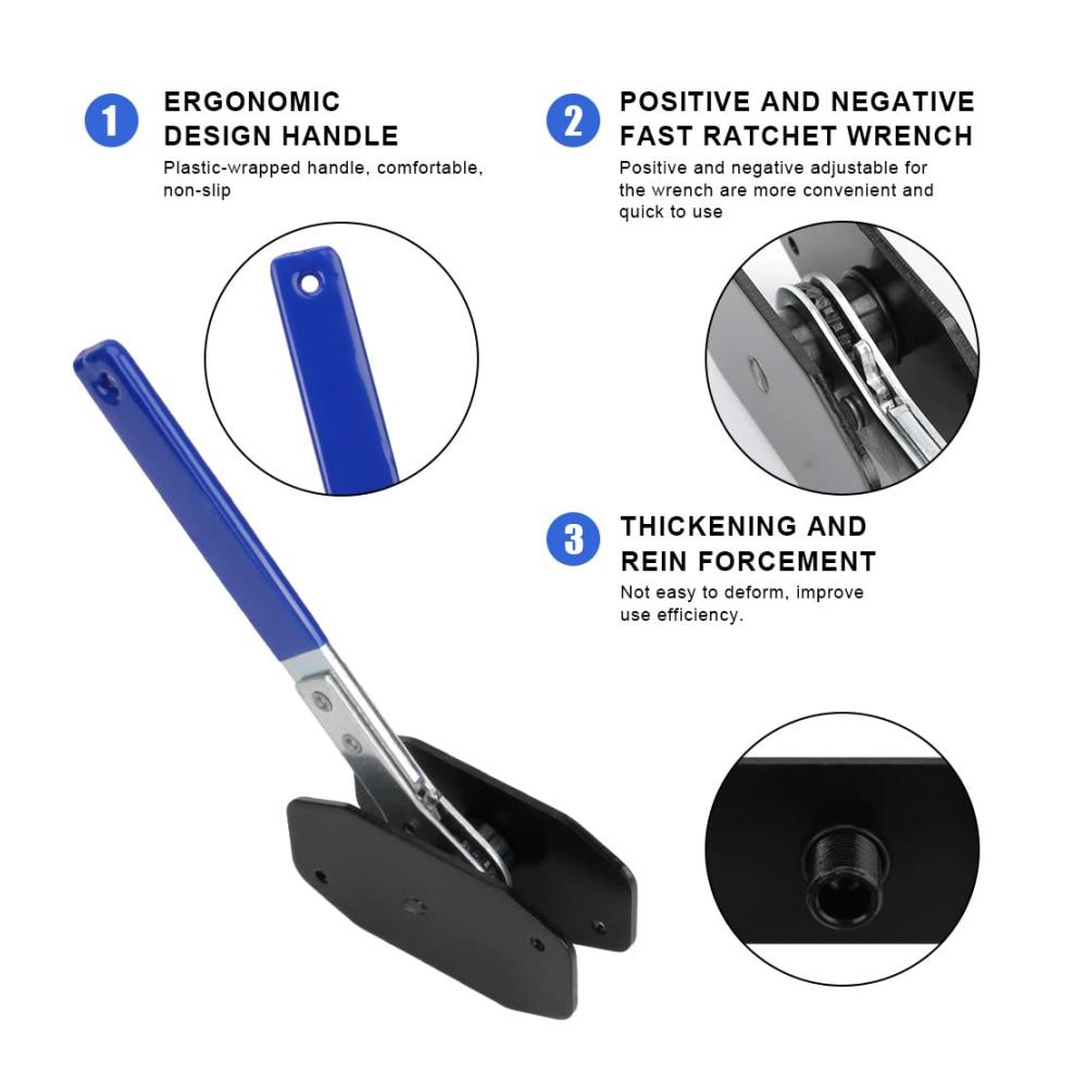 Professionelles Bremssattelwerkzeug-Set | Ratschen Bremskolben-Rückstell-Werkzeug mit 4 Bremsbelag-Ersatzhaken | Ideales Set für präzise Reparaturen und Austausch | Inklusive aktueller Schlagwörter