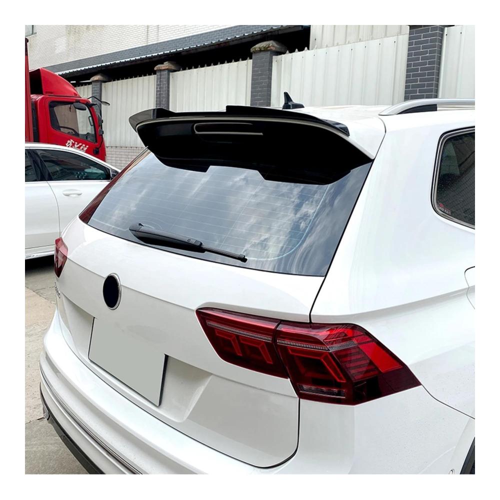 Carbon Look Heckspoiler Flügel für VW Tiguan R-Line 2017-2023 - Glanz Schwarz Stammobere Spoilerlippe für aerodynamischen Style und Performance