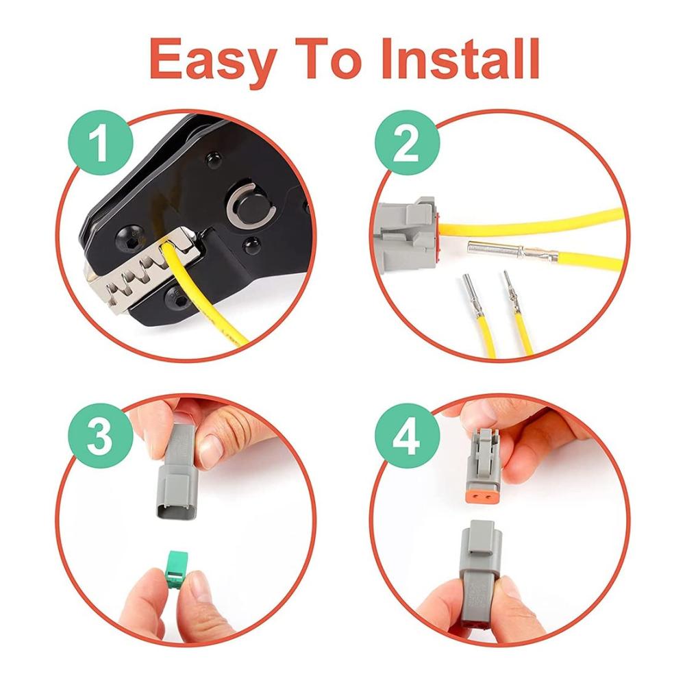 Entfachen Sie die Leistung mit Präzision! Hochwertige Zündkerzenstecker 1 Box DT Serie Wasserdichtes Kabel Verbinder Kit - DT06-2 3 4 6S DT04-2 3 4 6P Automotive Versiegelter Stecker für zuverlässige Verbindungen. Perfekt für Auto-Enthusiasten