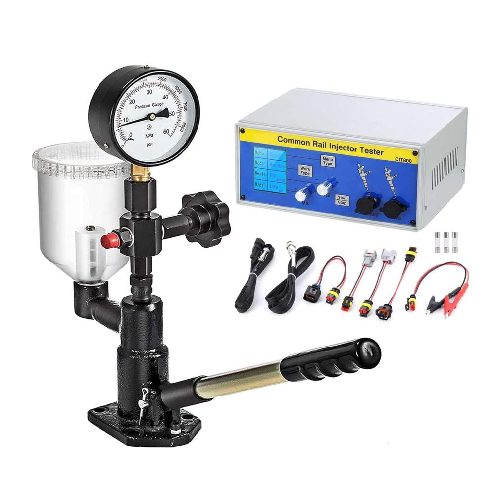 Kraftstoffdruckmesser - Common Rail Injector Tester Kit | Präzises Multifunktionswerkzeug für Diesel-Injektoren | Schnelle Überprüfung und Diagnose von Einspritzsystemen | Zuverlässiges Injektionstool für elektromagnetische Injektoren