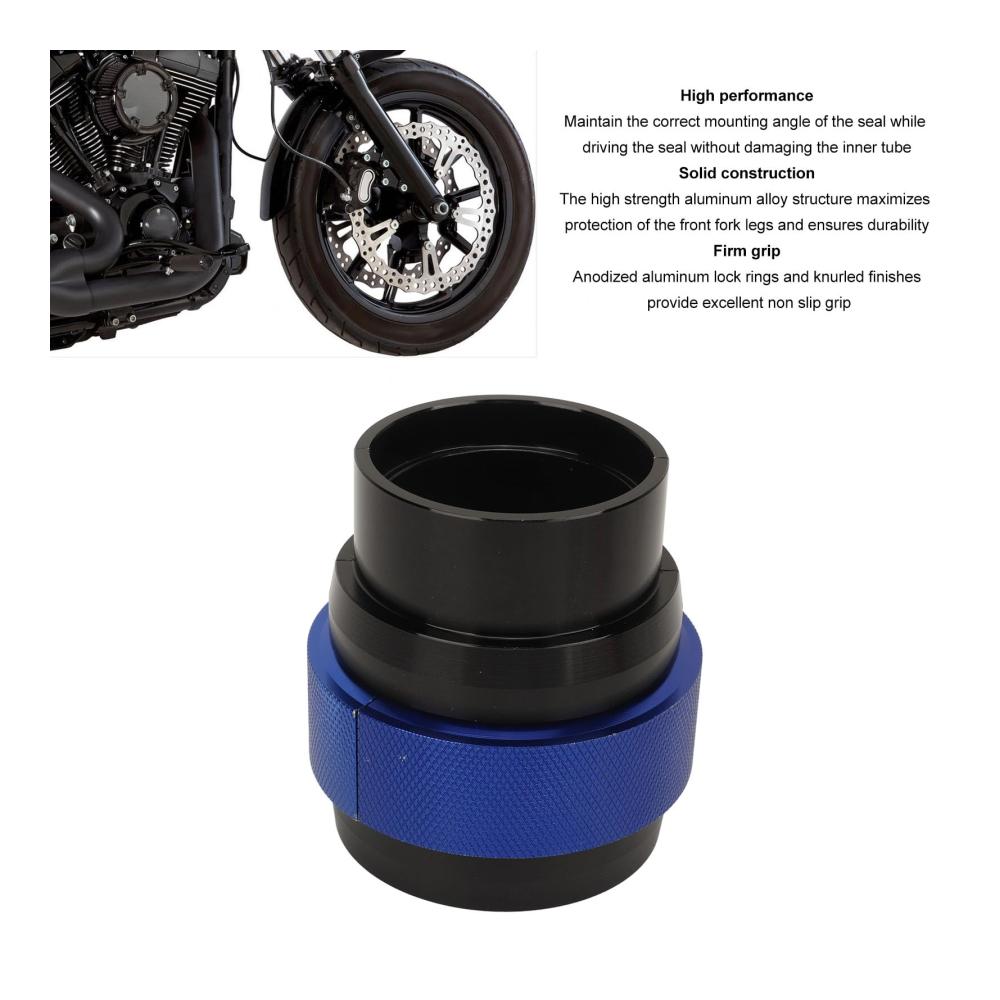 Flüssigkeitsextraktoren Hochwertiges Öldichtungs-Installationswerkzeug-Set für Motorradgabelbeine (47-48mm). Perfekt für Dirt Bikes & Fahrradgabeln aus Aluminiumlegierung