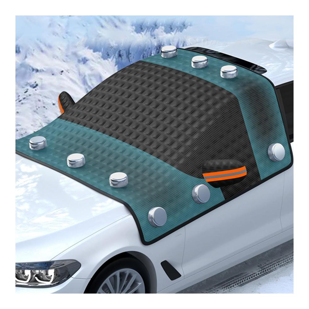 Premium Eisschutzfolien für Auto-Windschutzscheiben | Magnetische Abdeckung mit Frostschutz | Wasserdichter Schutz | Tragbare Frontfensterabdeckung | Schneeabdeckung für alle Jahreszeiten