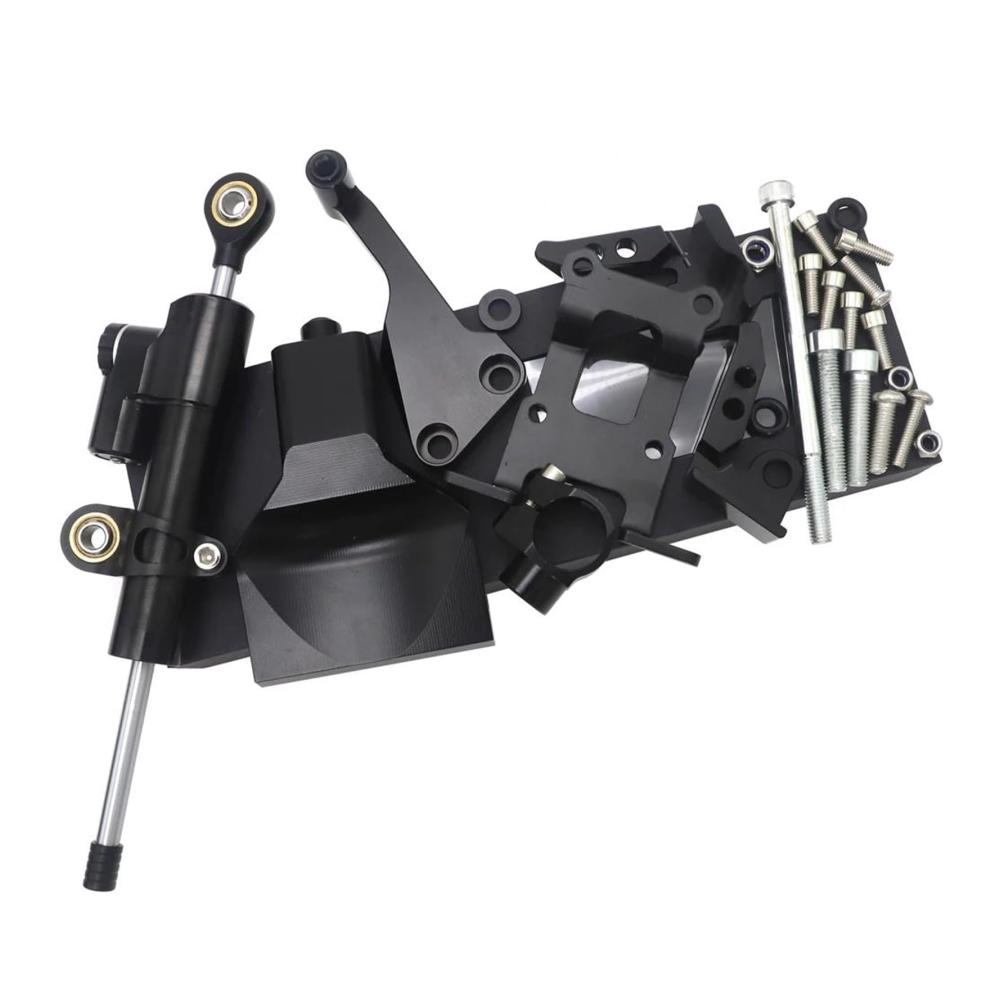 Höchste Kontrolle Stabilisatoren Montagehalterung Kit für Yamaha MT07 FZ07 - Verbessern Sie Ihr Fahrerlebnis mit präziser Lenkungsdämpfung - Passend für Modelle 2013-2019