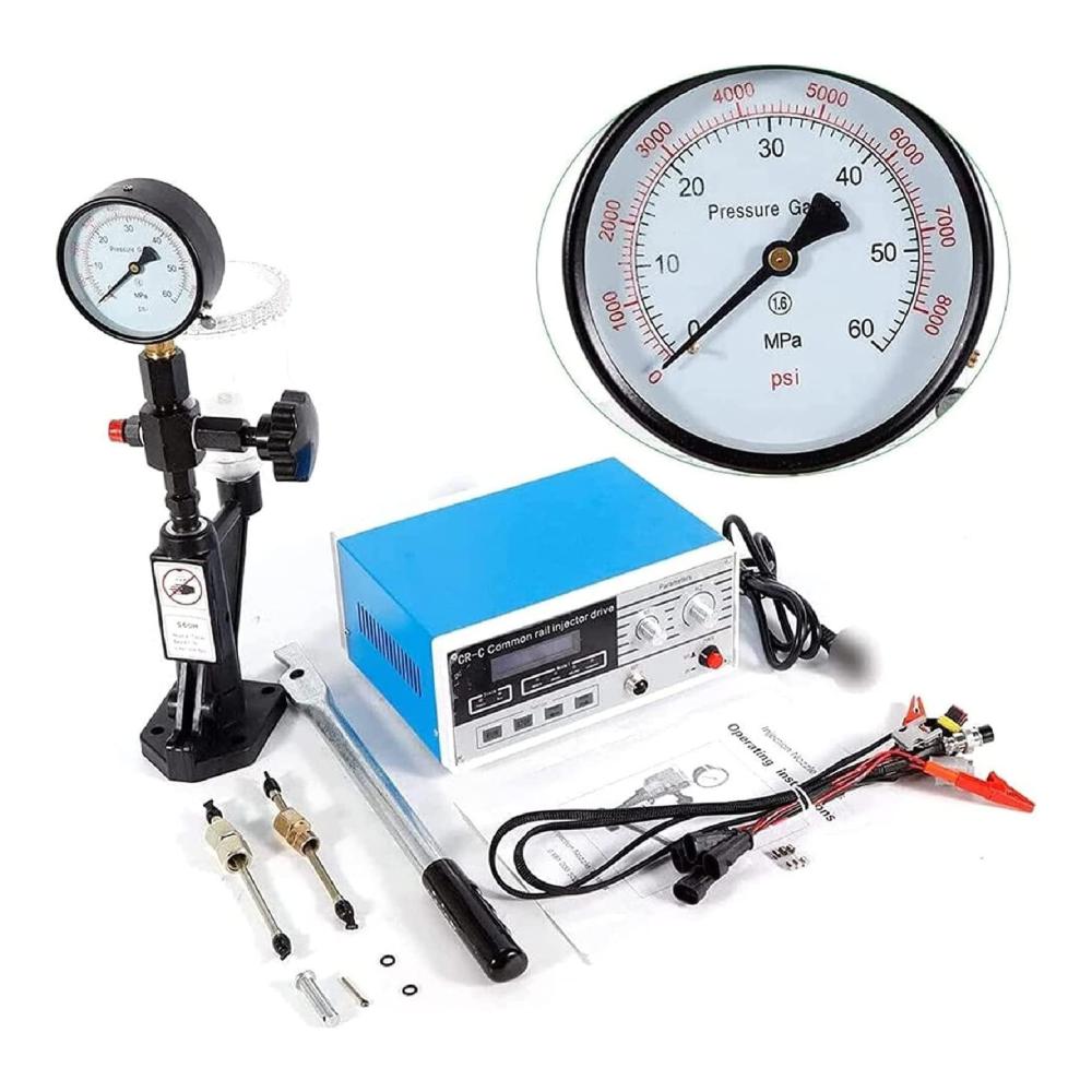 Kraftstoffdruckmesser Diesel Common Rail Injector Tester - Präzise Messung für optimale Leistung - Injektor-Testkit für Dieselmotoren - Hochwertiges Kompressionskit für Diesel-Injektoren - Einfache Diagnose und Wartung Ihrer Einspritzsysteme