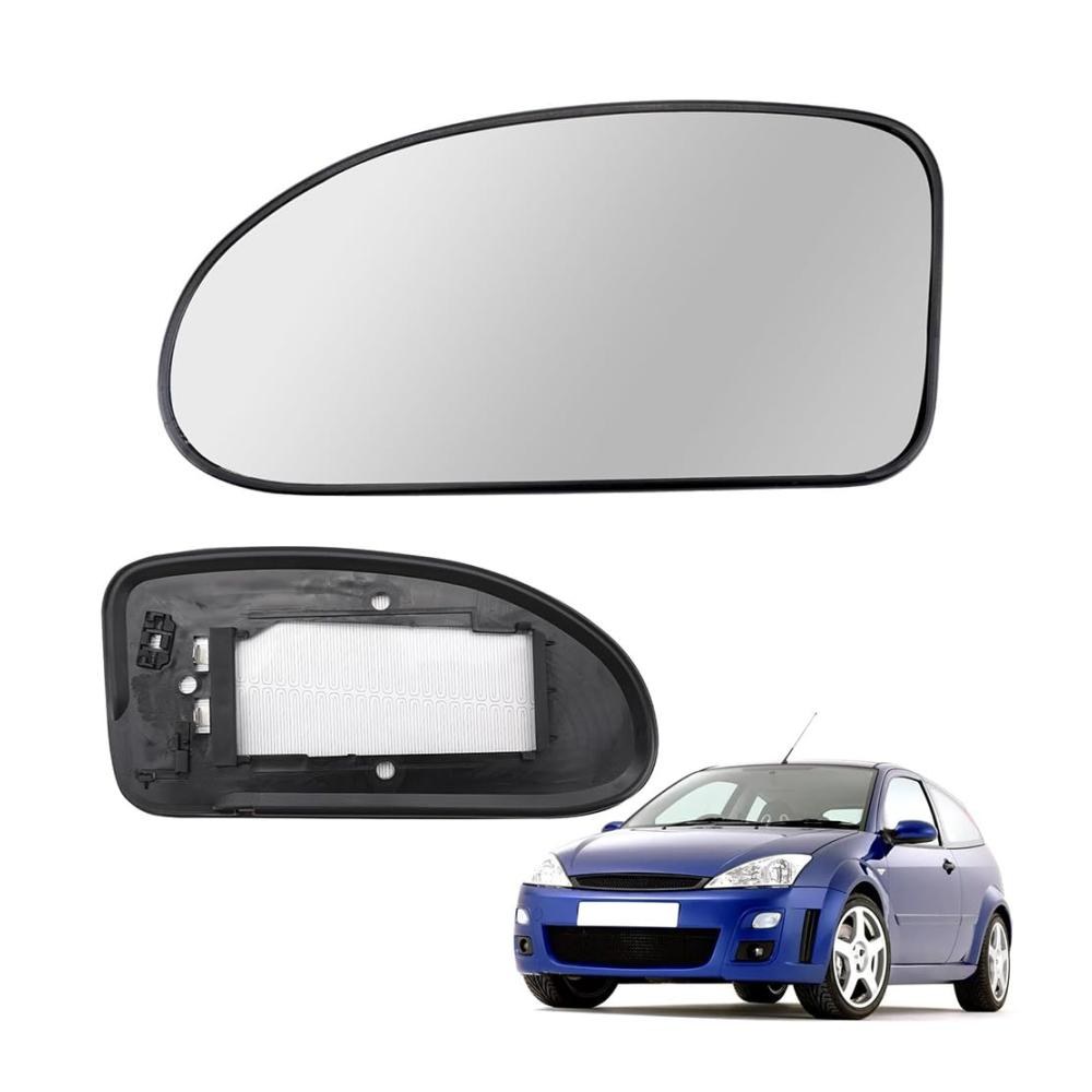 Toter-Winkel-Spiegel für Ford Focus MK1 1998-2004 | Heizbare Seitenspiegelglas Außenspiegel Rückfahrglas | Verbesserte Sicht & Sicherheit | Ersatzteil für Fahrzeugkarosserie | Linke Beifahrerseite