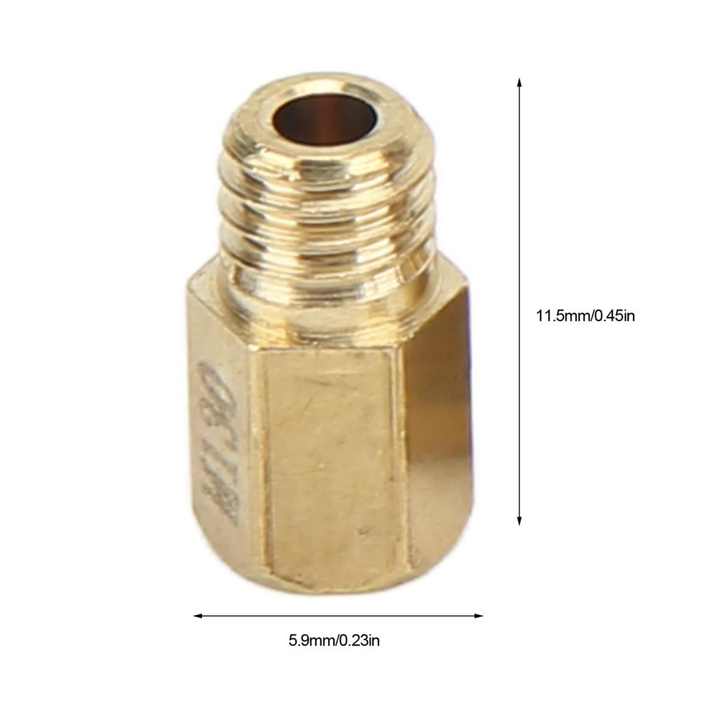 Hochwertiges Vergaser Hauptdüsen Kit - 12 Stück Metall Vergaserdüsen Carb Düsen 90‑200 für Mikuni VM TM TMX Vergaser - Leistungssteigerung und präzise Abstimmung garantiert