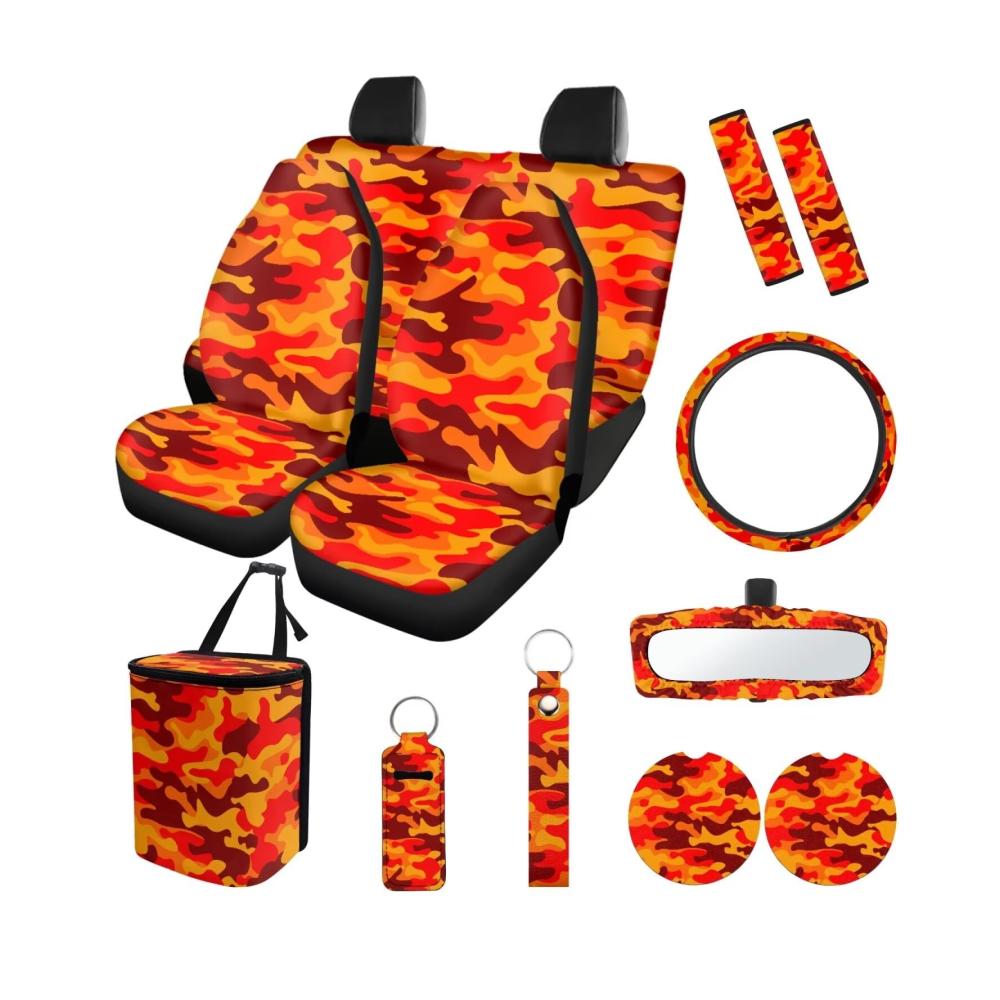 Orange, Rot, Gelb, Camouflage