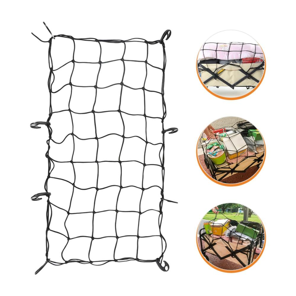 2er Set Dachboxenzubehör | Verstellbare Gepäcknetze für Wohnmobile, Campingwagen & Gartenwagen | Robuste Reisenetzabdeckung für sicheren Transport | Praktisches Zubehör für Outdoor-Abenteuer