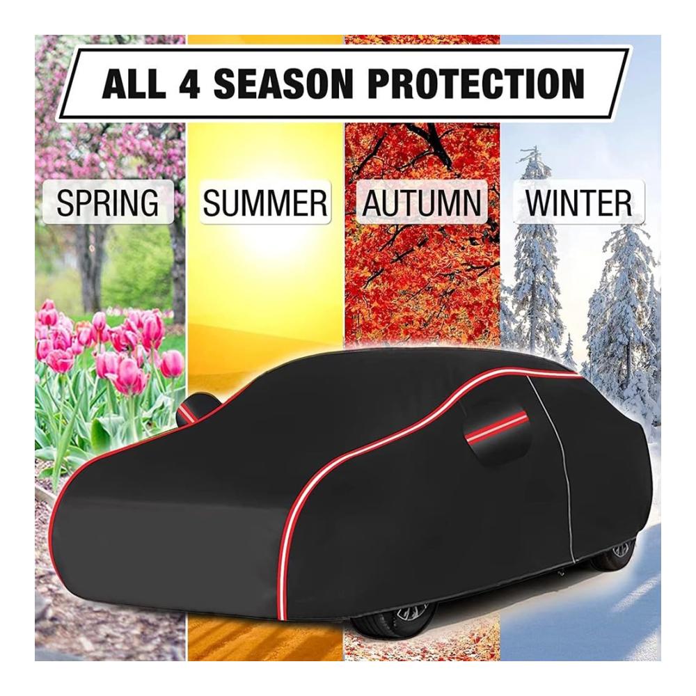 Premium Autoabdeckung für Mazda 2 III (DJ) Schrägheck 2014-2019 | Wasserdicht | Schutz vor Witterungseinflüssen | Hochwertiges Material | Komplette Autoabdeckungen für das ganze Jahr | In verschiedenen Farben und Größen erhältlich