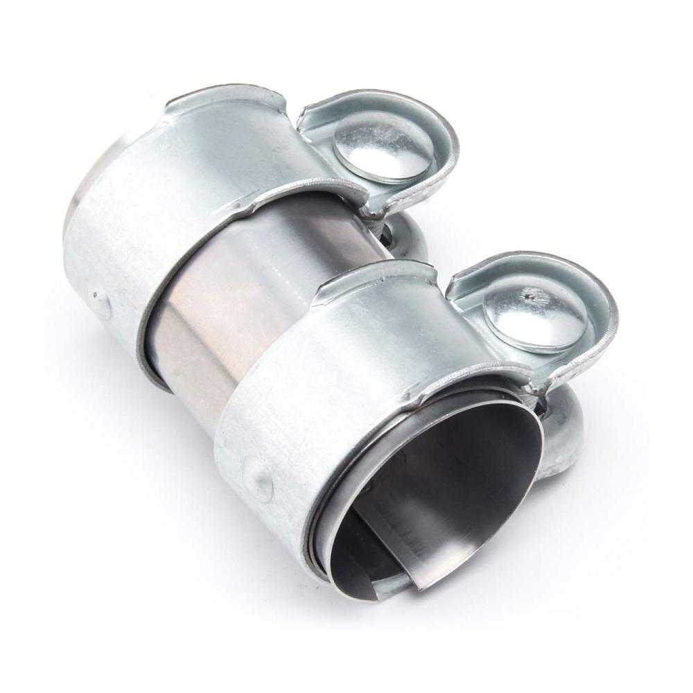 Hochwertige Edelstahl Auspuff Klemmen - Turbo Schalldämpfer Bandschelle für 2.5 Zoll Rohre - Doppelschelle für sichere Befestigung - Robuste Rohrverbinder für leistungsstarke Auspuffsysteme