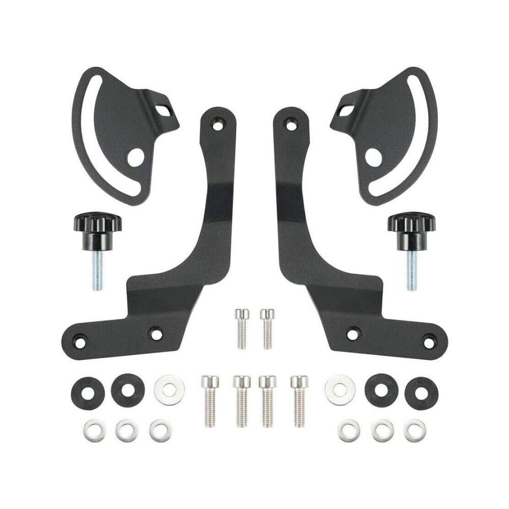 Premium Scheiben- & Windabweiser-Halterung für BMW R1200GS R1250GS - Ultimativer Schutz vor Wind & Witterung - Einfache Montage & Langlebigkeit garantiert