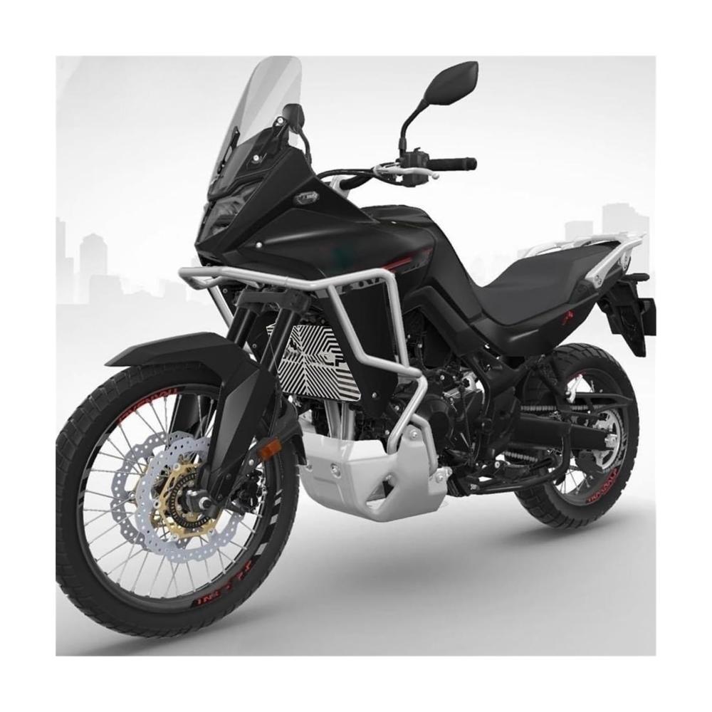 Hochwertiger Kühlergrillschutz für Ho&nda XL 750 xl750 2023 TRANSALP - Schützen Sie Ihren Motorradkühler effektiv vor Schmutz und Steinschlägen - Robuste Abdeckung für maximalen Schutz unterwegs