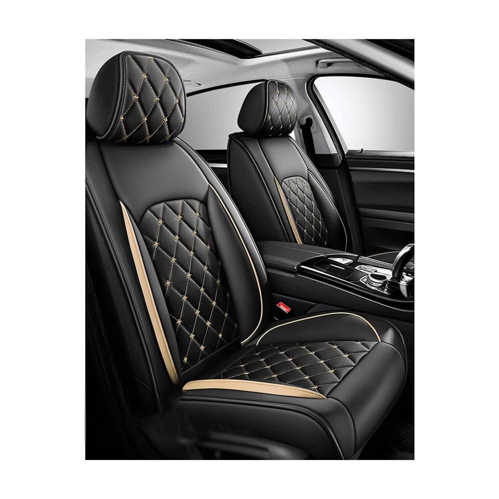 Autositzbezüge Set für Mercedes GLB 250 X247/GLB 200 X247 2019-2023 | Premium Leder | Universal PU Sitzschoner | 5-Sitzer | Atmungsaktiv | Sitzschutz | Sitzbezüge für Vorder- und Rücksitze