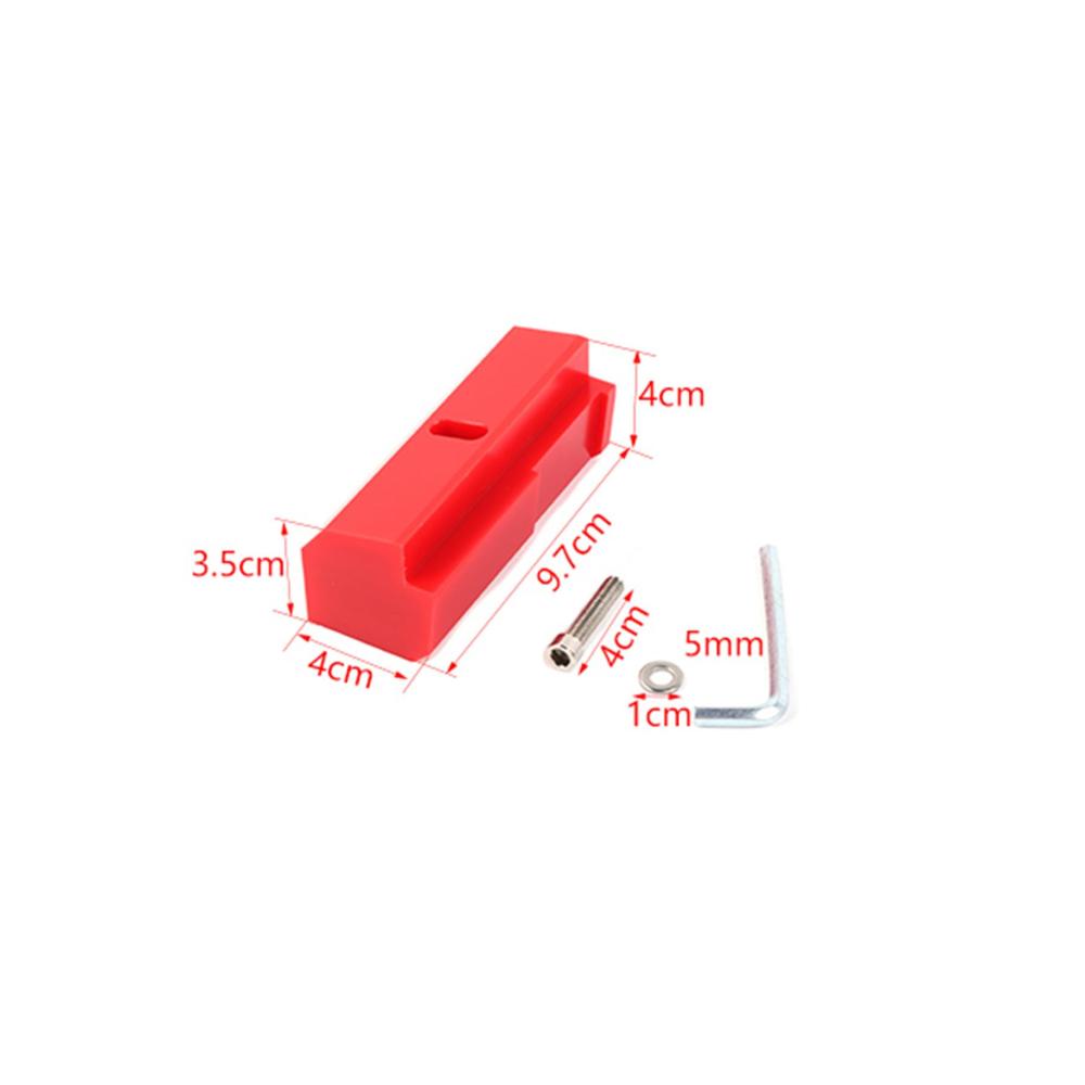 Verbesserte Auto Heckklappe Türbegrenzer in Rot aus ABS | Ladeflächen & Heckklappen Schutz | Passend für Suzuki Jimny 2007-2017 | Robustes Material einfache Installation