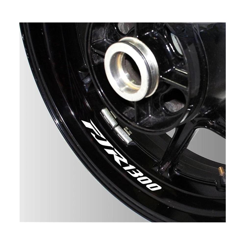 3D Motorrad Aufkleber & Magnete Dekorativer Reifen-Felgen-Innenseite-Aufkleber für YA-M FJR1300 - Stilvolle Personalisierung für Ihr Motorrad