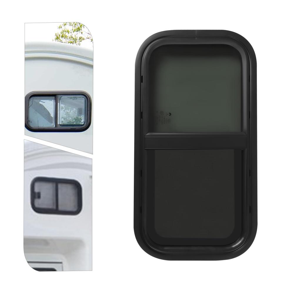 Hochwertiges Wohnmobil Fenster mit Insektenschutz - 70x40cm Schiebefenster für Wohnwagen | Leicht zu installieren | Optimale Belüftung und Sicht |