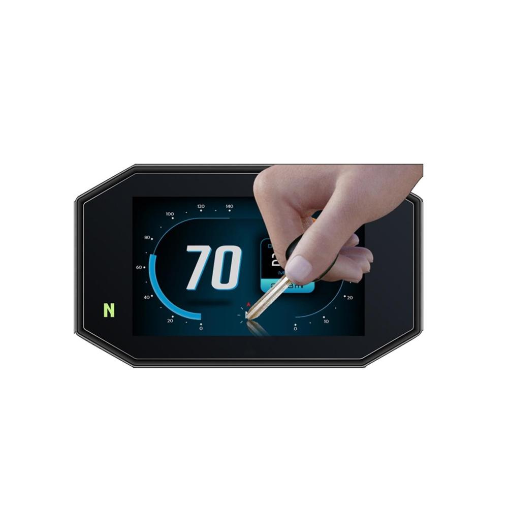 Hochpräziser Geschwindigkeitsmesser für Du&cati Multistrada V4 Premium Tachoschutzfilm 2024 - Kratzfestes Cluster-Screen-Schutzinstrument für Pikes Peak v4S Sport - Innovativer Motorradschutzfilm für klare Sicht und langlebige Leistung (Farbe X1