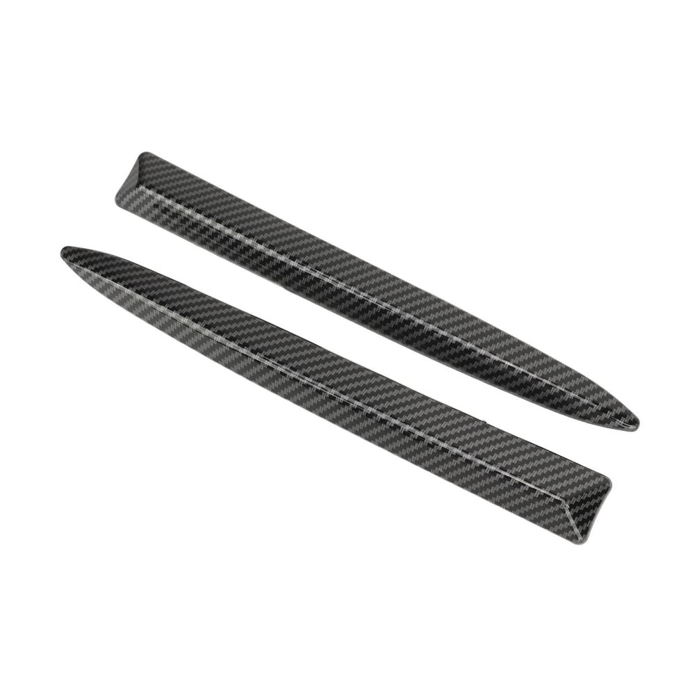 Hochwertige ABS-Carbon-Front- & Kühlergrille 1 Paar Obere Zierleiste für Vordere Stoßstange | Stilvolles Upgrade für Fiat 500 2007–2015 | Verbesserte Ästhetik & Luftzufuhr