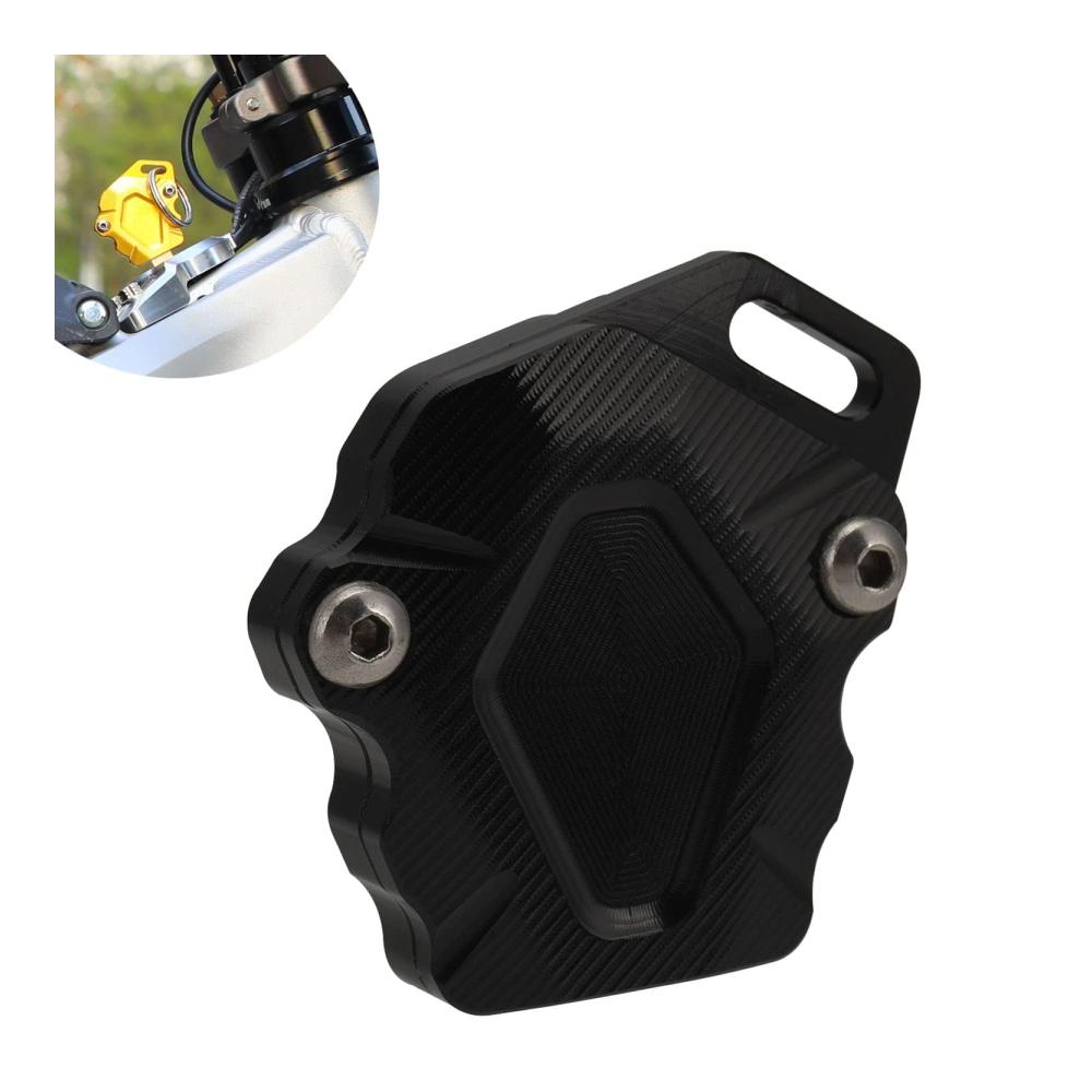 Hochwertiger Sur Ron Schlüsselanhänger aus CNC-Aluminium | Schwarze Dekorationshülle für S/X Elektro Dirt Bikes | Stilvoller Motorrad-Schlüsselanhänger