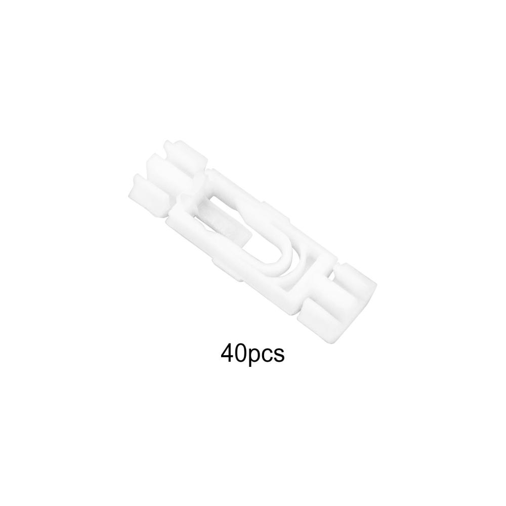 Hochwertige Zierverkleidungen für VW Golf 3 | 40-teiliges Set mit Regenrinnen-Dachleisten Zierleisten und Clips | Passgenauigkeit für 1H0853733B | Einfache Installation und schützende Funktion