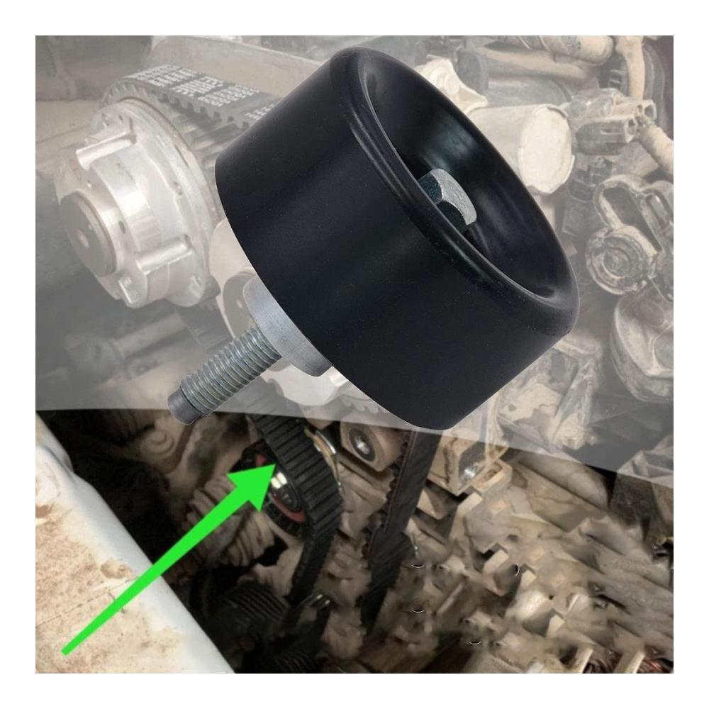 Hochwertige Leerlauf Umlenkrolle für Lüfter Antrieb Riemen Spanner | Kompatibel mit Transit MK6 2.4 LTI TX LDV Convoy 1097574 | Robuste Konstruktion | Einfache Installation
