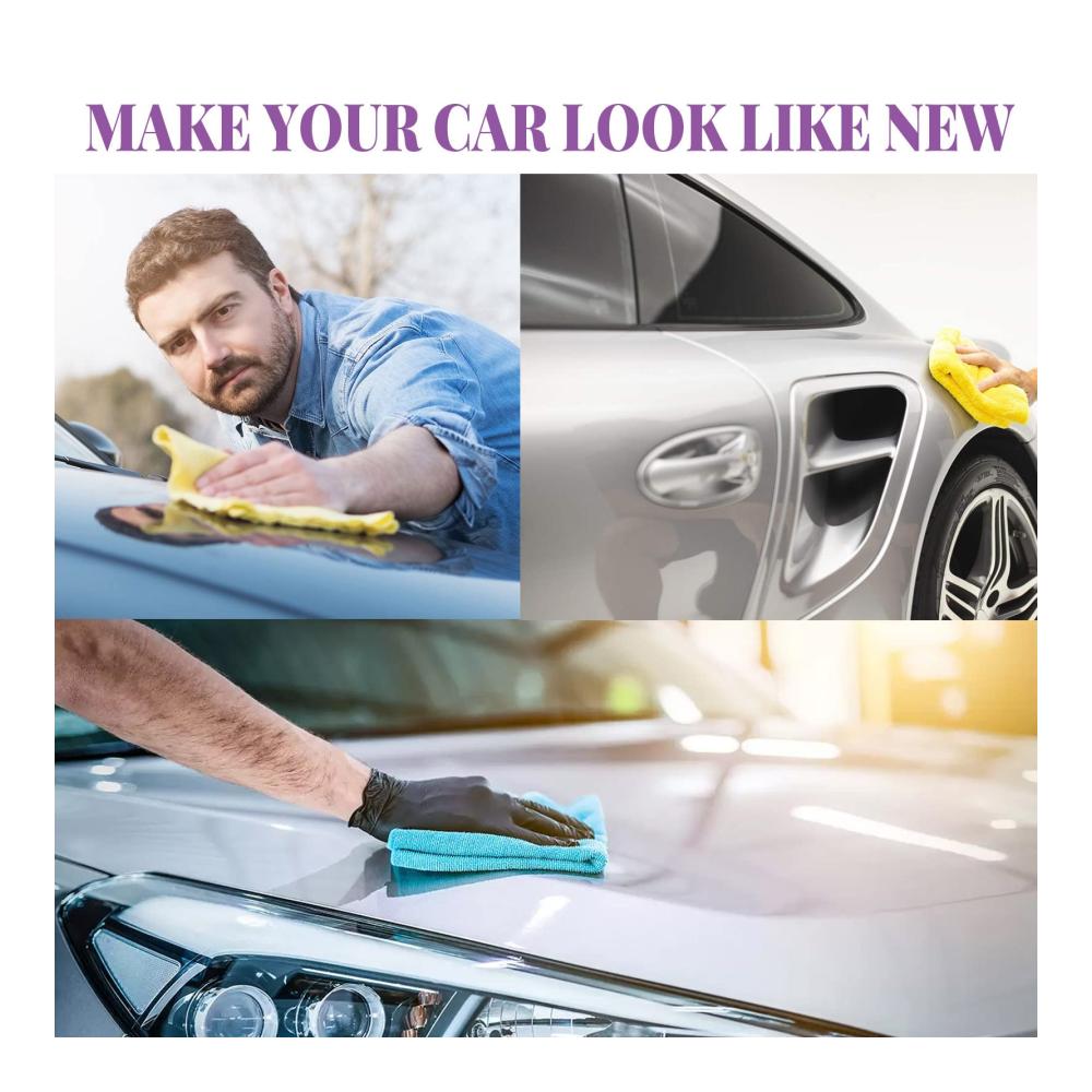 Hochwertige Polituren 3-in-1 Auto-Coating-Spray für schnellen Schutz – Keramik- & Nano-Beschichtung – 4er Set für schnelle Reparatur