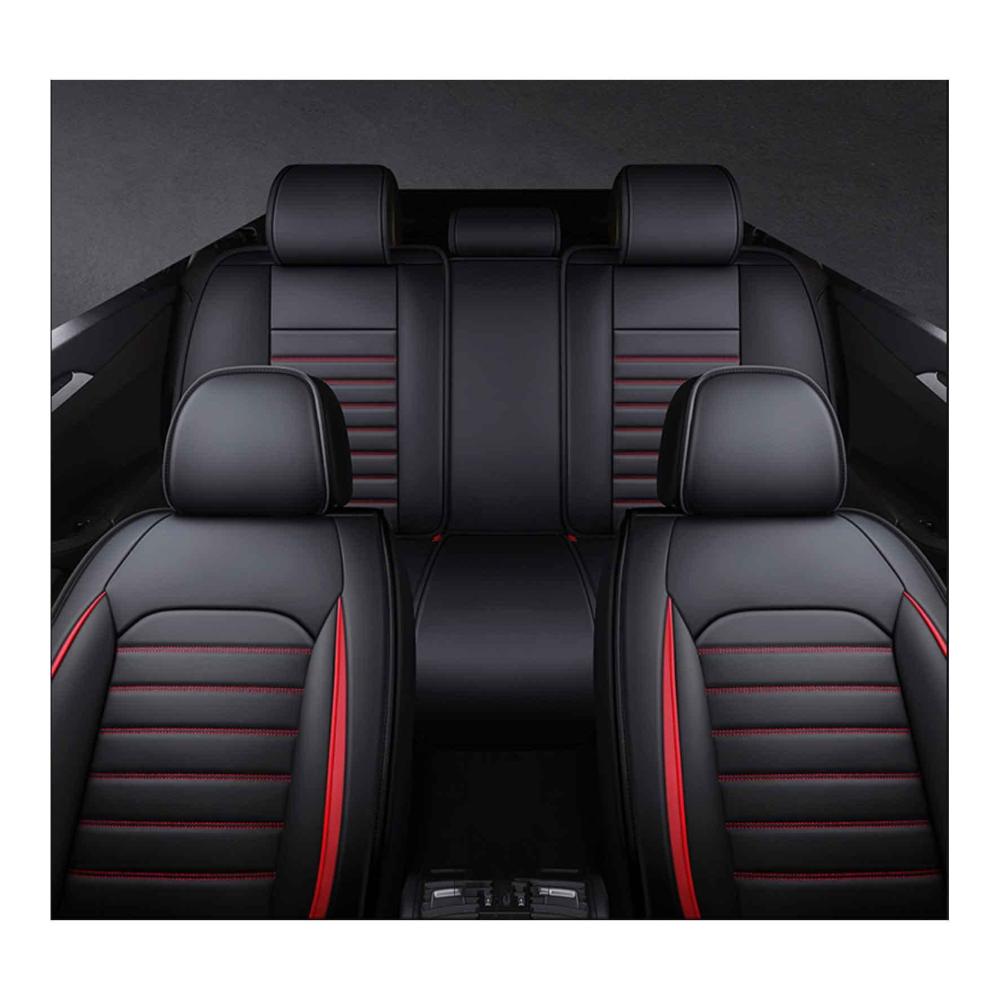 Luxuriöse Sitzauflagen für Auto | Universal Set für VW Jetta Bora T-ROC Lupo UP | Grüne Kissen | Rutschfest & Wasserdicht | 5-Sitz-Schutz | Hochwertiges Material