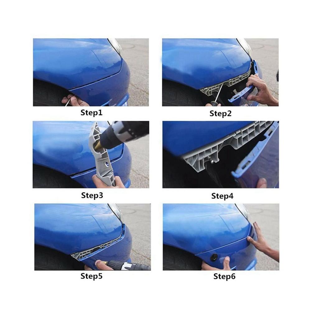 Premium Auto-Stoßstangen-Clip-Verriegelungen 8X Schnellverschluss-Druckknopf-Auto-Stiftschlösser für mühelose Sicherheit und Schutz. Sofortiger Verschluss zuverlässige Leistung