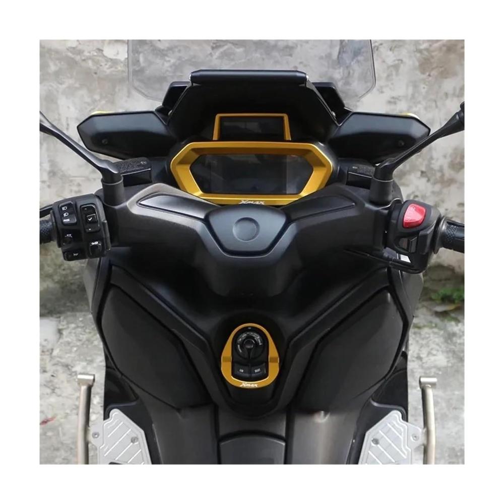 Schützen Sie Ihr Motorrad mit Annuodi 2023 Instrumentenblöcke Folie – Hochwertiger Kratzschutz für Yamaha XMAX 300 Armaturenbrett Zubehör (Silber B