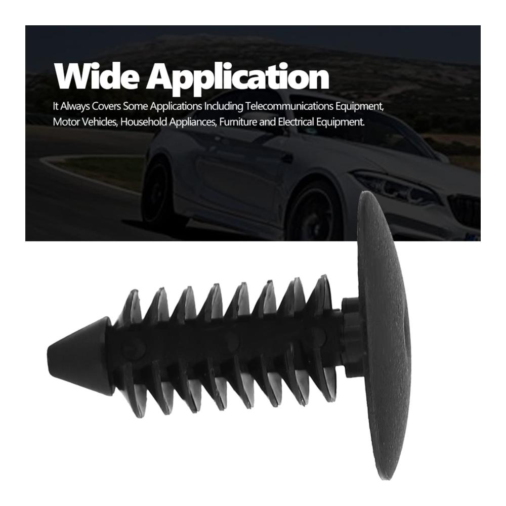 Haken für Sonnenblenden | 100-teiliges Kfz Clip Sortiment | Universelle Autotürverkleidung Stoßstangennieten | Befestigungselemente für einfache Installation | Praktisches Druckstift Set