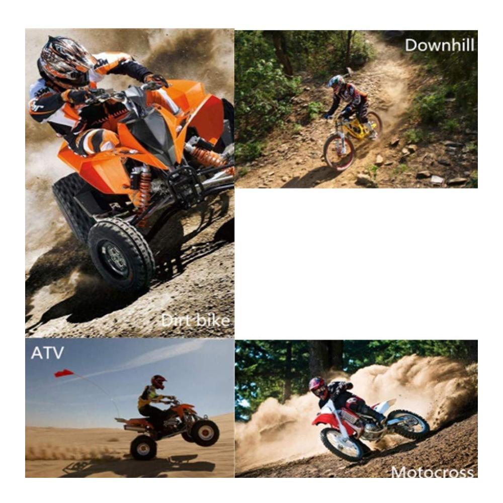 Entdecken Sie den ultimativen Schutz JCLDG Motocrosshelme Set für Erwachsene - Inklusive Handschuhe Maske & Brille - Vollgesichts MTB Helm für Offroad-Abenteuer - Schwarz/Rockstar