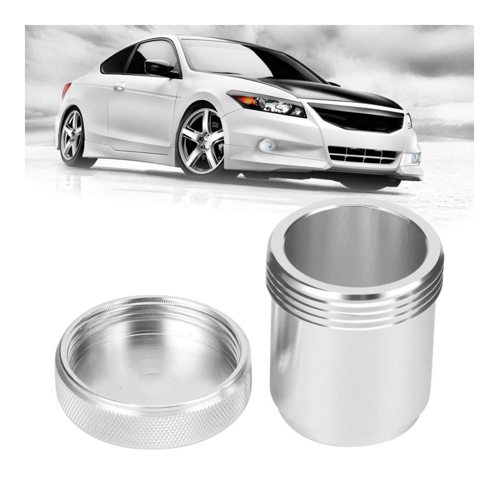 Hochwertiger Tankverschluss Einfüllstutzen aus Aluminiumlegierung mit belüftetem Deckel - Modifiziertes Autoteil für verbesserte Leistung und Stil (Silber