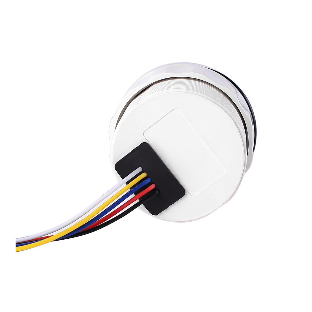 Armaturenbretter 52mm Digitaler Betriebsstundenzähler 0-99999.9H - Universelles Edelstahl Display mit Alarm & roter Hintergrundbeleuchtung - Präzise Zeiterfassung für Fahrzeugwartung - Schwarz