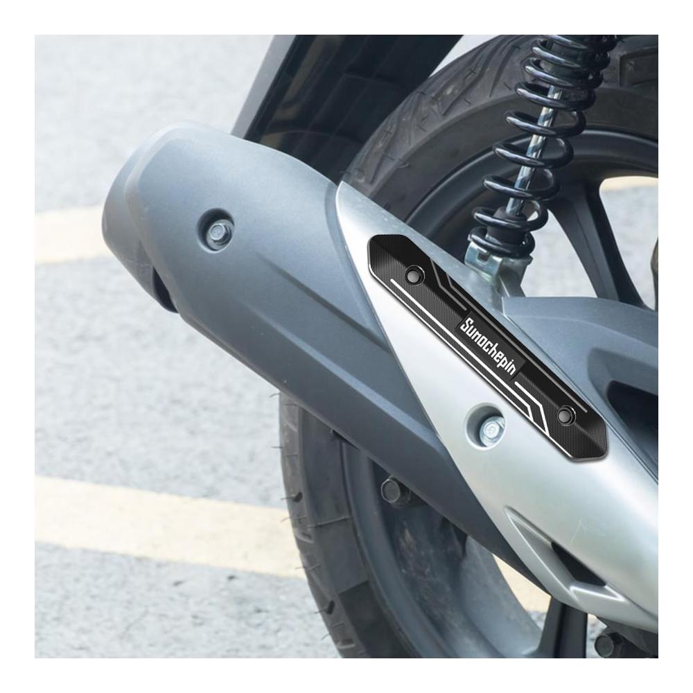 Hochwertige Hitzeschildfolie für Auspuffrohre | Effektive Wärmeisolationsabdeckung gegen Verbrennungen | Hitzeschutz-Schalldämpferabdeckung | Motorradzubehör