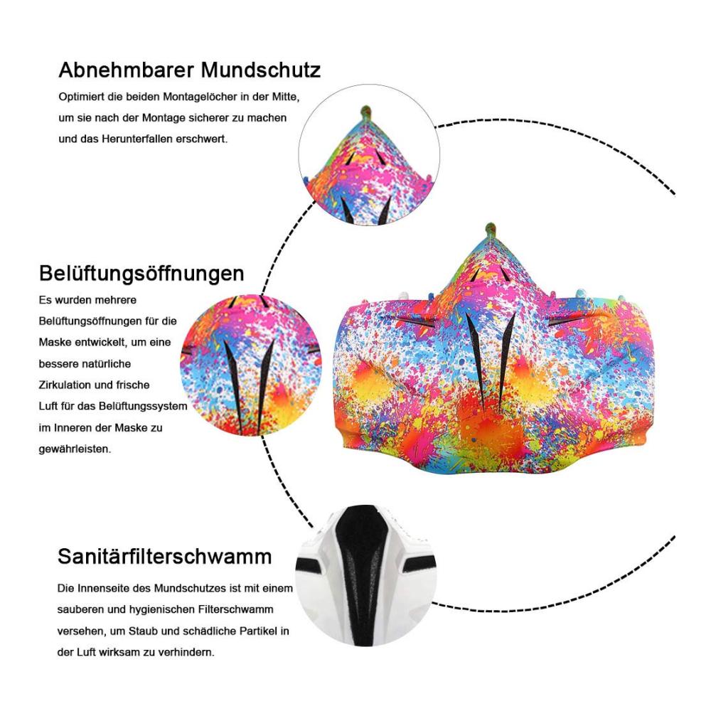 SPOSUNE Motorradbrille mit abnehmbarer Gesichtsmaske | Anti-Kratzer & staubgeschützt | UV400 Schutz | Ideal für ATV Motocross Paintball & mehr | Verstellbarer Riemen & weicher Schaumstoff