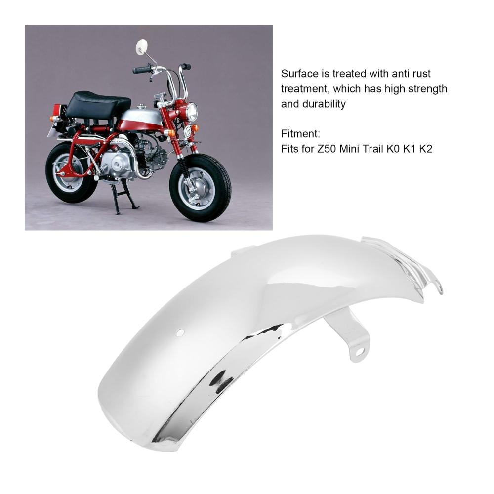 Erweiterter Motorrad-Kotflügel Hinten für Z50 Mini Trail K0 K1 K2 | Verlängerte Heckklappe mit poliertem Finish | Splash Guard für Radreifenabdeckung | Schützt vor Spritzwasser