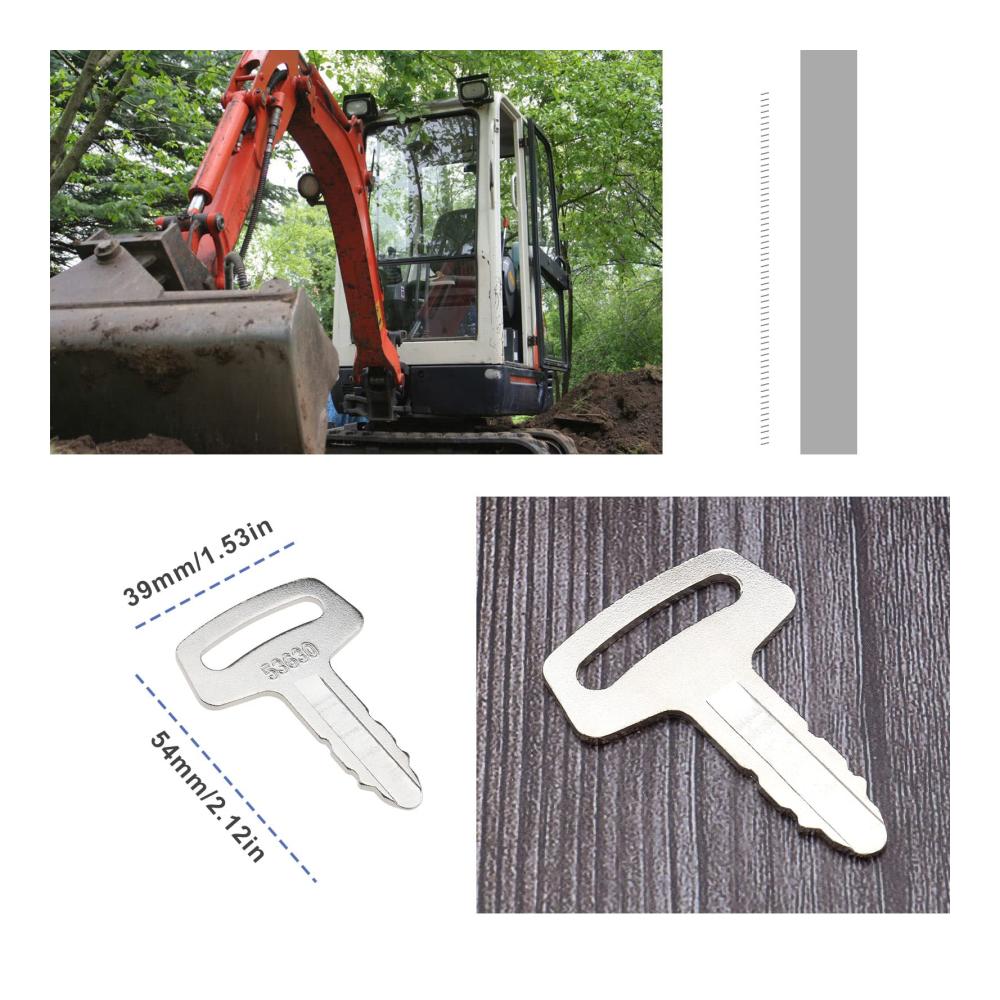 Hochwertiger Zündkerzenschlüssel - 10er Pack Ersatz RC101-53630 für Kubota Bagger Lader & Thomas Kompaktlader - Zuverlässige Baumaschinen-Schlüssel für schnelle Reparaturen