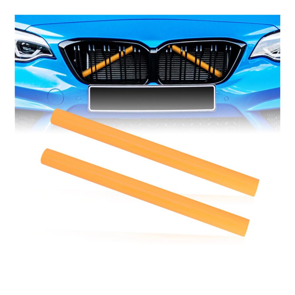 Entdecken Sie Stil und Schutz 2 Stück Hochwertige Auto Front & Kühlergrille Zierleisten für F20 F30 F31 F32 F34 F36. Sportliches Gitterdesign in lebendigem Blau für eine einzigartige Fahrzeugoptik. Verleihen Sie Ihrem Auto mit diesen Zierleisten einen markanten Look