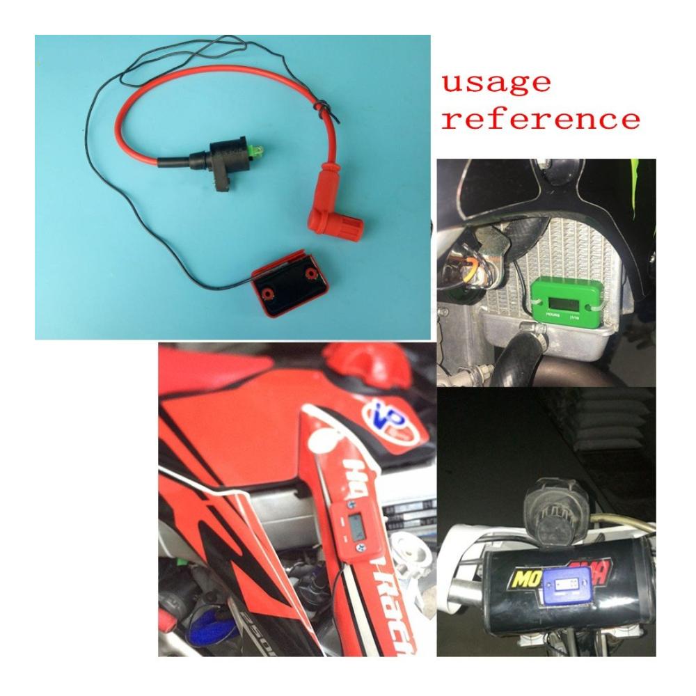 Hochpräziser Geschwindigkeitsmesser Wasserdichter LCD-Bildschirm Betriebsstundenzähler für Motorräder ATVs Schneemobile und Boote - Nie mehr Zeit verschwenden