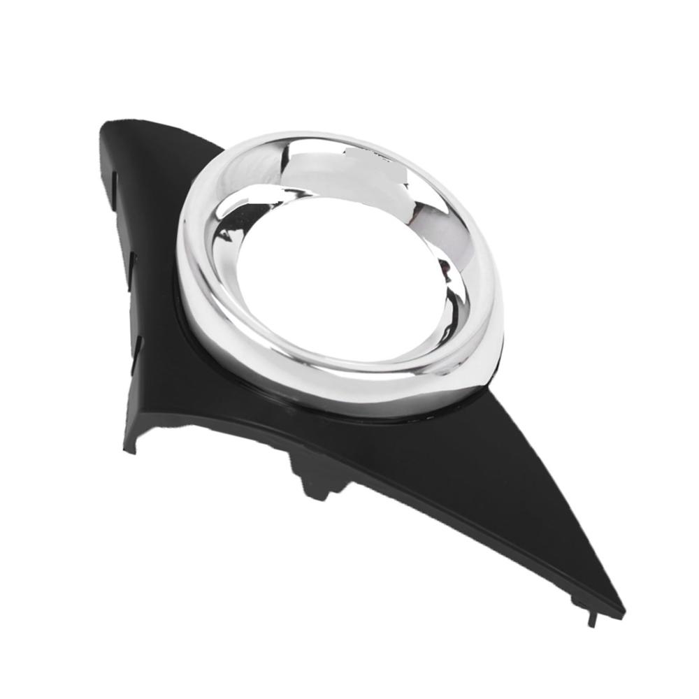 THua store Nebelscheinwerfer Abdeckung + Gitter + Lampenrahmen + Abdeckungen + Chrom | Passend für Peugeot 207 Sport 2006-2009 | Hochwertiges Zubehör für klare Sicht bei jedem Wetter