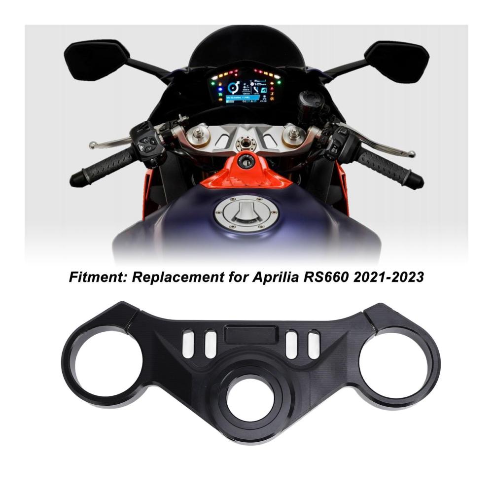 Upgrade dein Fahrerlebnis Aluminiumlegierung Gabelbrücke für Aprilia RS660 2021–2023 – Stabilität und Stil für dein Motorrad